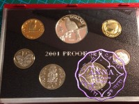 NZ 2001 Proof Set With COA 7 Coins